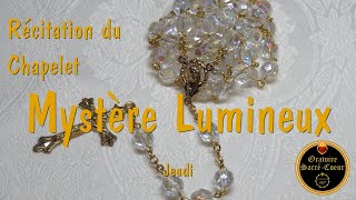 Prions Ensemble Le chapelet  Mystère Lumineux  Jeudi [upl. by Asilrahc]