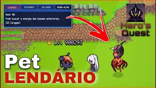 Hero’s Quest  Consegui o Pet LENDÁRIO Rank 10 😯 [upl. by Brandie]