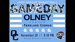 OCC Lady Knights at Parkland Cobras  November 29 2023 [upl. by Waldon708]