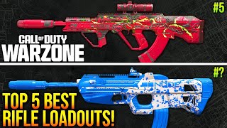 WARZONE Top 5 META ASSAULT RIFLE LOADOUTS After Update WARZONE Best Weapons [upl. by Shank]