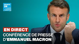 🔴 REPLAY  Conférence de presse dEmmanuel Macron en INTÉGRALITÉ [upl. by Adnol345]