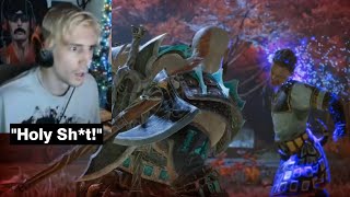 xQc Kratos Vs Heimdall amp Gulltoppr Boss Fights  God Of War Ragnarok [upl. by Ycnej]