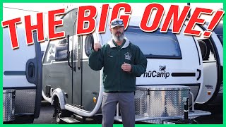 The Big One 2024 NuCamp TAB 400 Boondock Teardrop Travel Trailer Tour  Beckleys RVs [upl. by Anadal410]