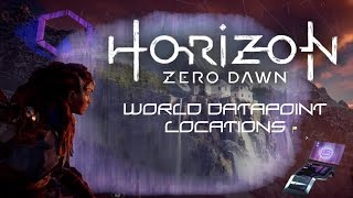 Horizon Zero Dawn Walkthrough  All World Datapoint Locations [upl. by Kumagai]