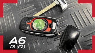 Replace key fob remote battery in Audi A6S6RS6 C8 F2 [upl. by Auohp]