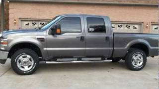 2010 FORD F 250 XLT HEATED LEATHER 4X4 6 4L CREW CAB FOR SALE SEE WWW SUNSETMILAN COM [upl. by Rosalba]