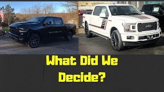 2019 F150 Or 2019 Ram Laramie [upl. by Laynad]