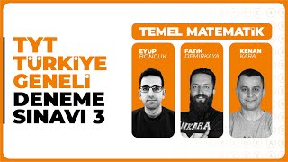 3D Türkiye Geneli Deneme Sınavı 3  TYT  Temel Matematik Soru Çözümleri [upl. by Pamella]