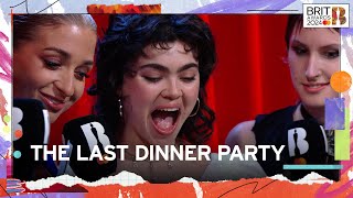 The Last Dinner Party React to their Rising Star BRIT Award  The BRIT Awards 2024 [upl. by Dickie219]