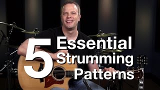 5 Essential Strumming Patterns  Beginner Guitar Lessons [upl. by Cerf984]