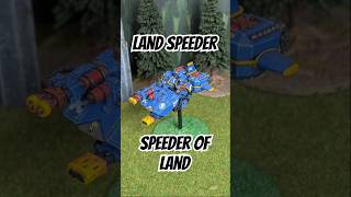 Space Marine Land Speeder Warhammer 40k 2nd edition [upl. by Surazal879]