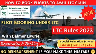 How To Book LTC Tickets On BALMER LAWRIE  LTC Flight Booking  Air Ticket Booking For LTC [upl. by Sidhu]