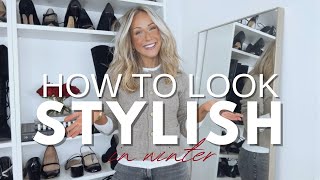 10 PRACTICAL TIPS TO ALWAYS LOOK STYLISH IN WINTER  Easy Style Secrets [upl. by Eniliuqcaj]