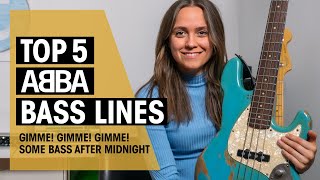 Top 5 ABBA Bass Lines  Julia Hofer  Rutger Gunnarsson Mike Watson  Thomann [upl. by Niroht]