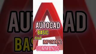 Basic Important commands autocad design basic cad autocddrawing [upl. by Jamal480]