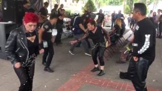 Baile metalero  Tianguis del Trueque Ciudad de México [upl. by Normak]