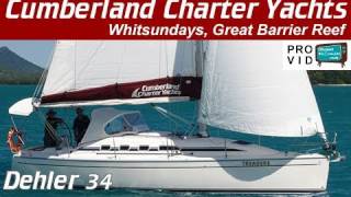 Whitsunday bareboats Whitsundays Dehler 34 Treasure Sailing Yachts [upl. by Trista]