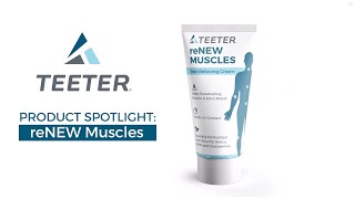 Teeter ReNew Muscle Rub  Not your ordinary muscle cream [upl. by Boelter836]