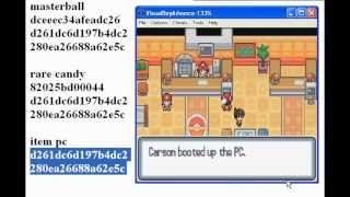 Rare Candy and Masterball Cheats for Pokemon Light Platinum [upl. by Devaj967]