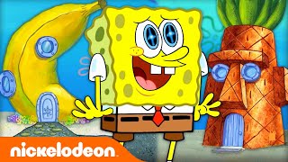 Every Time SpongeBobs House WASNT A Pineapple 🍍  Nicktoons [upl. by Uehttam]