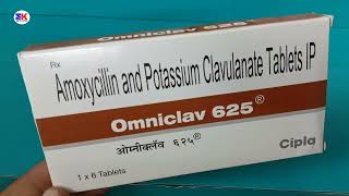 Omniclav 625 Tablet  Amoxicillin and Potassium Clavulanate Tablet  Omniclav 625mg Tablet Uses [upl. by Niwled83]