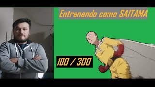 SOBREVIVI 100 DIAS al ENTRENAMIENTO de SAITAMA  ONE PUNCH MAN [upl. by Nemajneb880]