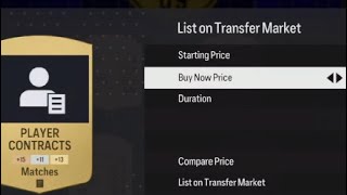 FC24  How to sell contracts in Ultimate Team  UT [upl. by Hares]