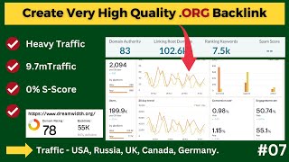 If You Want to Create HighQuality Backlink from ORG Website Create Here  ORG backlinks 2024 [upl. by Ahsimrac]