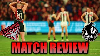 Round Seven Match Review Essendon v Collingwood [upl. by Ellenuahs]