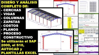 DISEÑO DE ESTRUCTURAS METÁLICAS PARA UN PROYECTO COMPLETO  ING JOSUE HANAMPA [upl. by Suaeddaht]