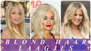 Kapsels blond haar laagjes 2018 [upl. by Antsirhc]