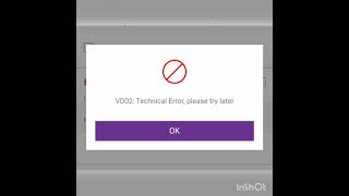 SBI Yono error VD02 Technical Error [upl. by Nesaj]