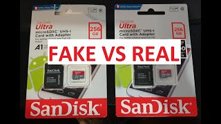 COMO SABER SE UM CARTÃO DE MEMÓRIA É FALSO • MICRO SD SANDISK FALSO [upl. by Tips397]