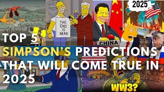 Top 5 Simpsons Predictions for 2025 [upl. by Eisinger]