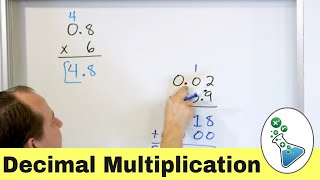 Multiplying Decimals with Decimals Using Long Multiplication [upl. by Eanej]