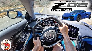 The 2023 Corvette Z06 Convertible Lets You Savor More Sun  Sound POV Drive Review [upl. by Dranoc662]