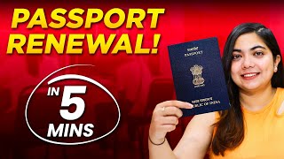 How to renew Passport online in 2024  Passport kaise renew karein [upl. by Idonah]