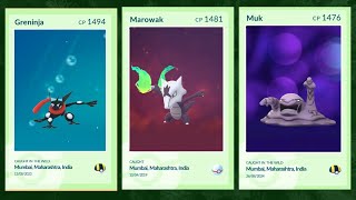 Greninja Marowak amp Muk in Great League 🔥 [upl. by Ulita]