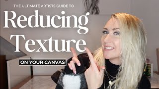 Tutorial how to SMOOTH down your canvas and reduce TEXTURE [upl. by Ciri]