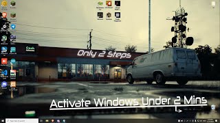 Only 2 steps to activate Windows 1011 in 2024  Tutorial [upl. by Yemerej]