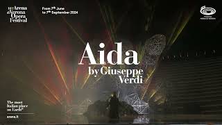 Aida  101 Arena di Verona Opera Festival 2024  Trailer ENG  30 sec [upl. by Luzader]