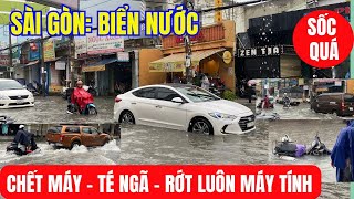 Trực tiếp sáng nay tại Sài Gòn MÊNH MÔNG BIỂN NƯỚC  CHẾT MÁY  TÉ NGÃ  NƯỚC TUNG TÓE [upl. by Erdnael]