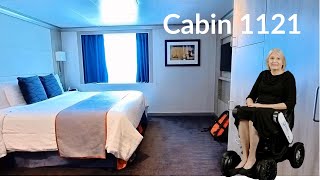 Inside Look Accessible Ocean View Cabin Tour on Koningsdam [upl. by Hugibert]