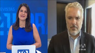 Iván Duque Ecuador debe asumir una tarea decisiva para enfrentar el crimen trasnacional [upl. by Gualterio]