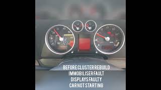 Audi tt mk1 Instrument cluster Fault solution [upl. by Ecertak423]