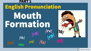 English Pronunciation Mouth Formation Part 1 [upl. by Eicaj8]