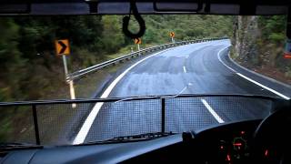 Napier Taupo Road Trucking part1avi [upl. by Yotal]