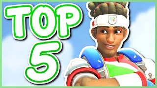 Overwatch  TOP 5 BEST LUCIO SKINS [upl. by Jourdain]