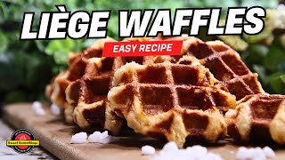 How to make Belgian Liège Waffles  EASY Recipe [upl. by Suvart]