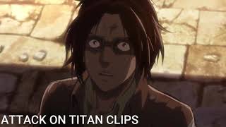 Hange Discovers Titan in The Wall [upl. by Nnov]